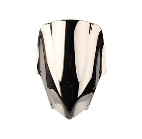 Motorrad Frontscheibe Für FZ1S FZ1 FZ-1 1000 S 2006-2011 Double Bubble Windschutzscheibe Motorradzubehör Verkleidung Deflektor Windschutzscheibe Deflektor Spoiler(Silver) von PUBUGPDPAG