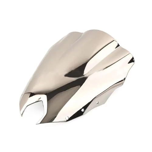 Motorrad Frontscheibe Für FZS600 2009-2017 Für FZ6R Für FZ-6R Für FZ6-R Für XJ-6F Windschutzscheibe Windschutz Deflektoren Windschutzscheibe Deflektor Spoiler(Silver) von PUBUGPDPAG
