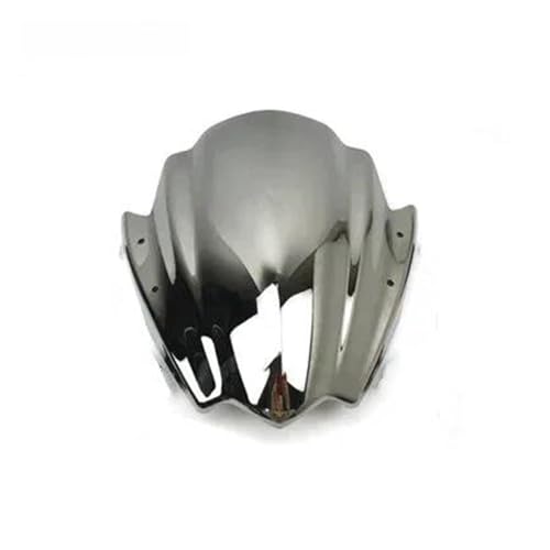 Motorrad Frontscheibe Für GSR750 Für GSR600 Für GSR400 Für GSR 400 GSR 600 Für GSR 750 Motorrad Street Einstellbare Windschutzscheibe Windschutz Fit ALLE Jahr Deflektor Spoiler(Chrome) von PUBUGPDPAG
