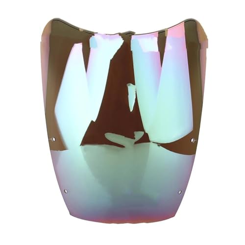 Motorrad Frontscheibe Für GSX 600F 750F Für Katana 1987 1988 1989 1990 1991 1992 1993 1994 1995 1996 1997 Motorrad Windschutzscheibe Windschutz Deflektor Spoiler(White Iridium) von PUBUGPDPAG