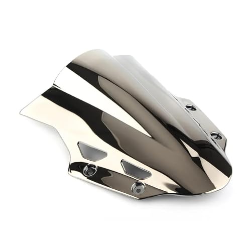 Motorrad Frontscheibe Für GSX250R 2018 Windschutzscheibe Windschutz Double Bubble Für Suzuki Für GSXR 250 2017 2018 2019 2020 Motorradzubehör ABS-Kunststoff Deflektor Spoiler(Silver) von PUBUGPDPAG