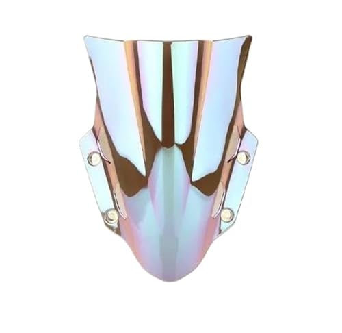 Motorrad Frontscheibe Für GSX250R Für GSXR Für GSX 250 R 250R 2017-2021 Windschutzscheibe Zubehör Verkleidung Deflektor Motorrad Double Bubble Windschutzscheibe Deflektor Spoiler(White Iridium) von PUBUGPDPAG