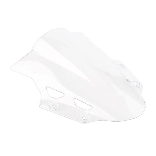 Motorrad Frontscheibe Für GSX250R Motorrad Windschutzscheibe Windschutzscheibe Double Bubble Windschutz Schild Für GSXR 250 2017 2018 2019 2020 ABS Kunststoff Deflektor Spoiler(Clear) von PUBUGPDPAG