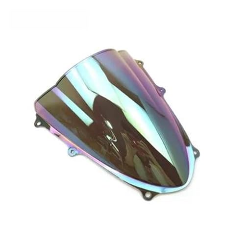 Motorrad Frontscheibe Für GSXR 1000 R Für GSX-R1000 K9 2009-2016 2010 2011 2012 2013 2014 2015 2016 Windschutzscheibe Windschutz Double Bubble Für GSXR1000 Deflektor Spoiler(White Iridium) von PUBUGPDPAG