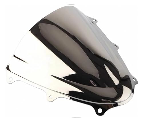 Motorrad Frontscheibe Für GSXR 600 750 Für GSXR600 Für GSXR750 2011 2012 2013 2014 2015 2016 2017 2018 K11 11-22 Windschutzscheibe Windschutzscheibe Doppel Blase Deflektor Spoiler(Silver) von PUBUGPDPAG
