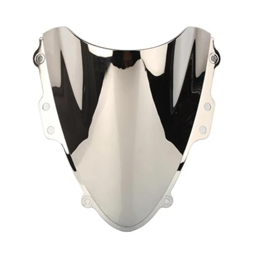 Motorrad Frontscheibe Für GSXR600 Für GSX-R750 Für GSXR Für GSX-R 600 750 K4 2004 2005 Motorrad Double Bubble Windschutzscheibe Deflektorschutz Windschutzscheibe Deflektor Spoiler(Silver) von PUBUGPDPAG