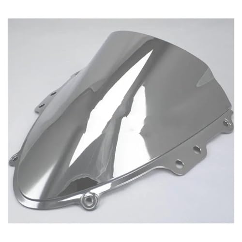 Motorrad Frontscheibe Für GSXR600 Für GSX-R750 Für GSXR Für GSX-R 600 750 K4 Double Bubble Windschutzscheibe Deflektorschutz Windschutzscheibe Deflektor Spoiler(Silver) von PUBUGPDPAG