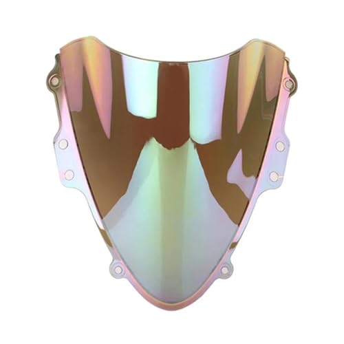 Motorrad Frontscheibe Für GSXR600 Für GSX-R750 Für GSXR Für GSX-R 600 750 K4 Double Bubble Windschutzscheibe Deflektorschutz Windschutzscheibe Deflektor Spoiler(White Iridium) von PUBUGPDPAG