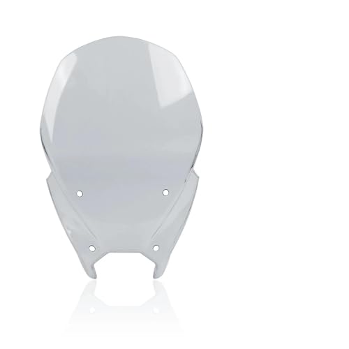 Motorrad Frontscheibe Für MT-09 Hohe Windschutzscheibe Für MT09 SP MT 09 2024 2025 Touring Windschutzscheibe Windabweiser Visier Windschutzscheibe Double Bubble Deflektor Spoiler(Light Grey) von PUBUGPDPAG