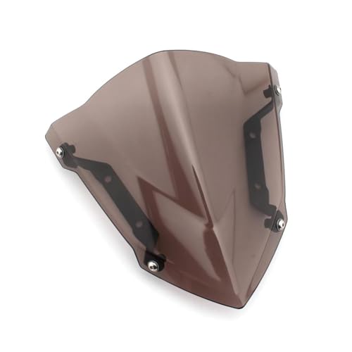 Motorrad Frontscheibe Für MT-09 MT09 FZ09 2013 2014 2015 2016 13-16 Motorrad Sport Windschutzscheibe Visier Windschutz Viser Für FZ 09 MT 09 Deflektor Spoiler(Brown) von PUBUGPDPAG