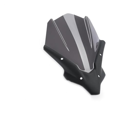 Motorrad Frontscheibe Für MT07 FZ07 2021-2022 Motorrad Zubehör Windschutzscheibe Windschutz Verkleidung Cove Deflektor Spoiler(Dark Grey) von PUBUGPDPAG