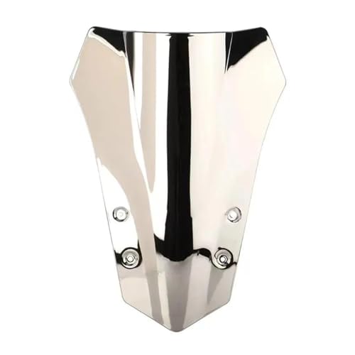 Motorrad Frontscheibe Für MT09 Für MT-09 FJ09 FJ 09 Für Tracer 900 2015 2016 2017 Motorrad Double Bubble Windschutzscheibe Windschutzscheibe Windabweiser Deflektor Spoiler(Silver) von PUBUGPDPAG