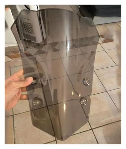 Motorrad Frontscheibe Für MT09 Für MT-09 FJ09 FJ 09 Für Tracer 900 2015 2016 2017 Motorrad Double Bubble Windschutzscheibe Windschutzscheibe Windabweiser Deflektor Spoiler(Smoke) von PUBUGPDPAG