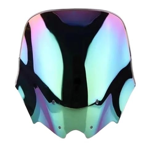 Motorrad Frontscheibe Für NC700S NC750S NC700 NC750 S 2010-2014 Double Bubble Windschutzscheibe Motorrad Windschutz Zubehör Verkleidung Deflektor Deflektor Spoiler(Iridium) von PUBUGPDPAG