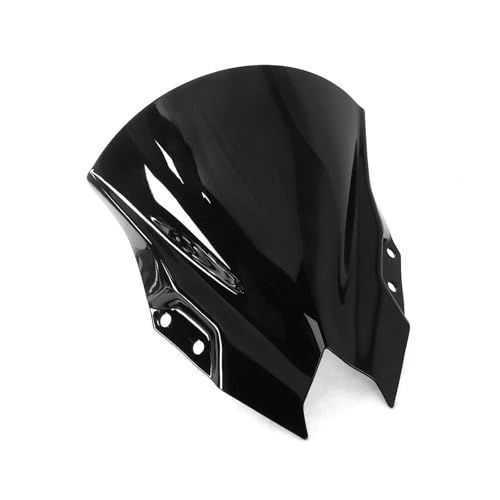 Motorrad Frontscheibe Für NINJA500 Für Ninja 500 SE 2024 2025 Motorradzubehör Windschutzscheibe Windschutzscheibe Windschutz Bildschirm Deflektorschutz Deflektor Spoiler(Zwart) von PUBUGPDPAG