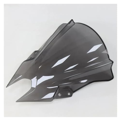 Motorrad Frontscheibe Für NINJA500 Geeignet Für 24 Modifizierte Racing Windschutzscheibe Höher Und Größer Für 500SE Frontscheibe Windschutzscheibe Spiegel Deflektor Spoiler(Gray) von PUBUGPDPAG