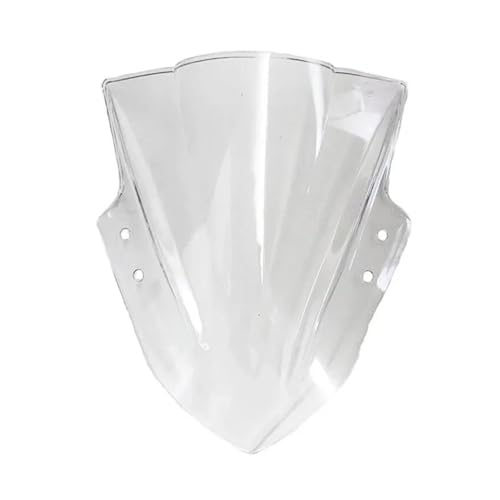 Motorrad Frontscheibe Für Ninja 250 300 2013-2017 Motorrad Windschutzscheibe Windschutz Windabweiser Schwarz/Transparent Motorrad Wind Bildschirm Deflektor Spoiler(Clear) von PUBUGPDPAG