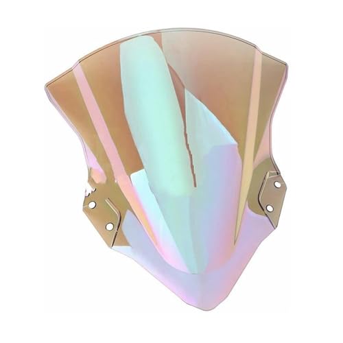 Motorrad Frontscheibe Für Ninja 250 400 EX400 2018 2019 2020 2021 2022 2023 Motorcycl Windschutzscheibe Windschutz Verkleidung Bildschirm Für Ninja250 Für Ninja400 Deflektor Spoiler(White iridium) von PUBUGPDPAG