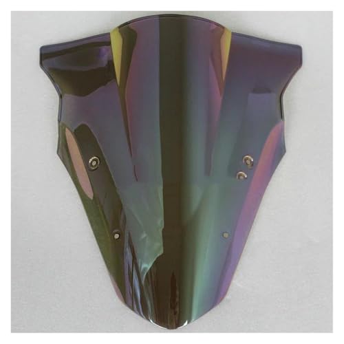 Motorrad Frontscheibe Für Ninja 650 ER-6F ER6F EX650 EX 650 FEA 2012-2016 Motorrad Windschutzscheibe Parabrisas Windschutz Bildschirm Windabweiser Deflektor Spoiler(White Iridium) von PUBUGPDPAG