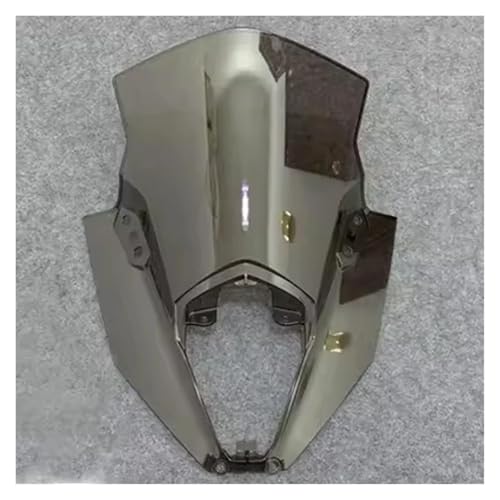 Motorrad Frontscheibe Für Ninja 650 ER6F 2020 2021 2022 2023 Motorrad Windschutzscheibe Windabweiser Deflektor Spoiler(Brown) von PUBUGPDPAG
