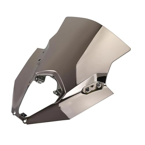 Motorrad Frontscheibe Für Ninja 650 ER6F Windschutz Windabweiser Bildschirm ER 6F ER-6F EX650 2020 2021 2022 Motorrad Zubehör Windschutzscheibe Deflektor Spoiler(Silver) von PUBUGPDPAG