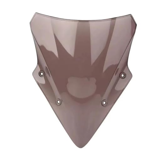 Motorrad Frontscheibe Für Ninja 650 Für ER6F 2017-2019 Für ER-6F Für ER 6F Bildschirm Double Bubble Windschutzscheibe Front Windabweiser Verkleidung Deflektor Spoiler(Smoke) von PUBUGPDPAG