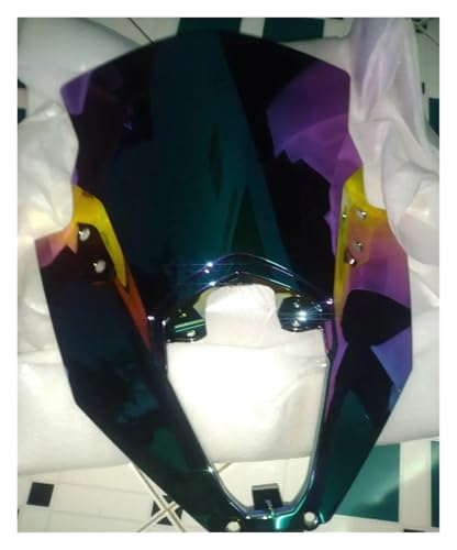 Motorrad Frontscheibe Für Ninja 650 Für ER6F Windschutzscheibe Windabweiser Bildschirm Für ER 6F Für ER-6F Für EX650 2020 2021 2022 Motorrad Zubehör Windschutzscheibe Deflektor Spoiler(Iridium) von PUBUGPDPAG