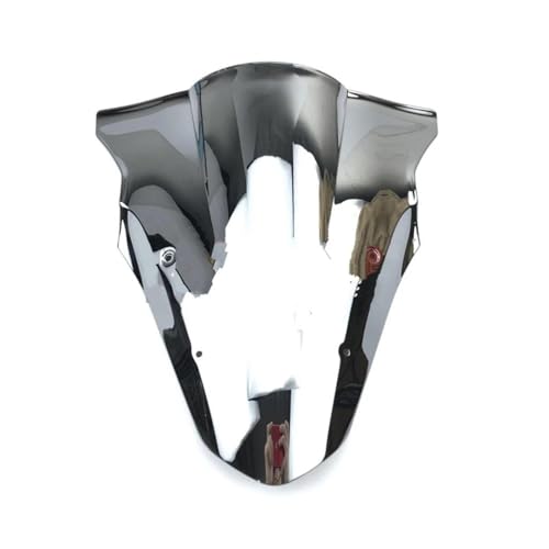Motorrad Frontscheibe Für Ninja 650 Für EX650 Für ER-6F Für ER6F 2012 2013 2014 2015 2016 Windschutzdeflektoren Windschutzscheibe Motorrad-Windschutzscheibe Deflektor Spoiler(Silver) von PUBUGPDPAG