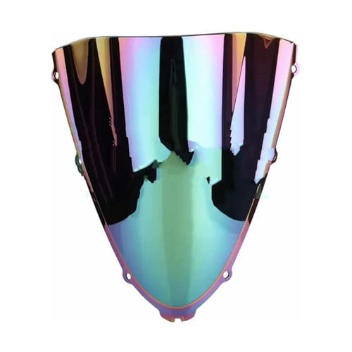 Motorrad Frontscheibe Für Ninja Für ZX14R Für ZX-14R 2006-2018 Motorrad Windschutzscheibe Windschutz Verkleidung Für ZZR 1400 Für ZZR1400 2011 2012 2013 2014 2015 Deflektor Spoiler(ClearIridium) von PUBUGPDPAG