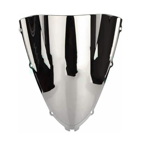 Motorrad Frontscheibe Für Ninja Für ZX14R Für ZX 14R Für ZR1400 Für ZZR 1400 2006-2017 2006 2007 2008 2009 2010 2011 Motorrad Bildschirm Windschutzscheibe Windschutz Deflektor Spoiler(Silver) von PUBUGPDPAG