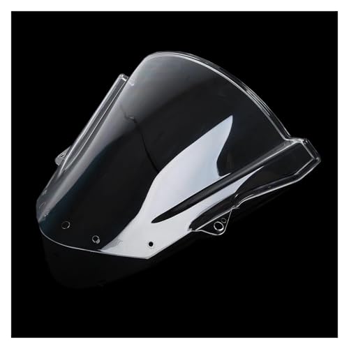 Motorrad Frontscheibe Für Ninja Für ZX6R ZX636 Für ZX600R 2009-2021 Motorrad Windschutzscheibe Windschutz Air Wind Deflektor Deflektor Spoiler(Clear) von PUBUGPDPAG