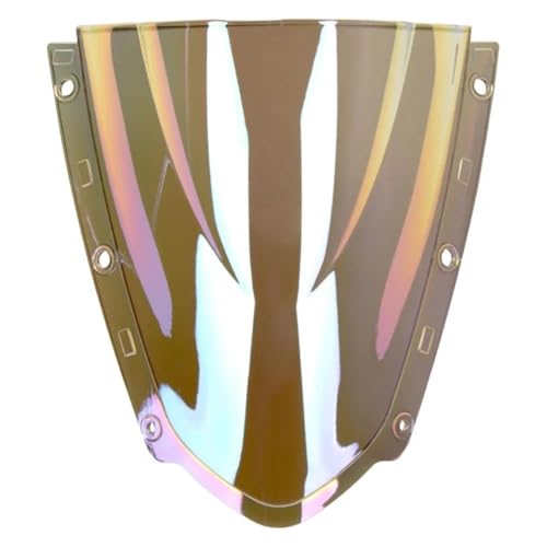 Motorrad Frontscheibe Für Ninja ZX 10R ZX-10R 2021 2022 2023 2024 Accesorios Para MotoWind Deflektor Windschutzscheibe Frontscheibe Deflektor Spoiler(White Iridium) von PUBUGPDPAG