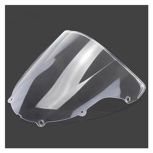 Motorrad Frontscheibe Für Ninja ZX6R 636 2003 2004 Motorrad Windschutz Windschutz Windabweiser Schild Protector Deflektor Spoiler(Clear) von PUBUGPDPAG