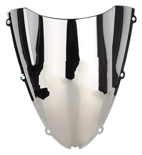Motorrad Frontscheibe Für Ninja ZX6R 636 2005 2006 2007 2008 Für ZX10R 2006 2007 Motorrad Windschutzscheibe Windschutz Bildschirm 05 06 07 08 Für ZX-6R Deflektor Spoiler(Silver) von PUBUGPDPAG