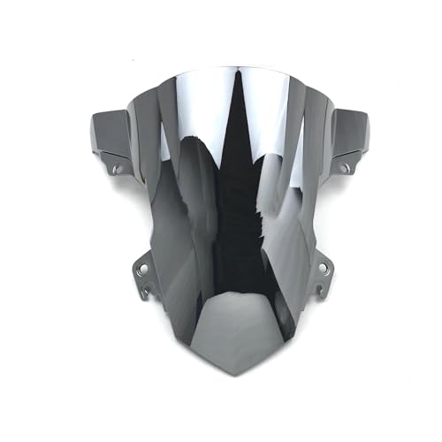 Motorrad Frontscheibe Für S1000RR S1000 RR 2015 2016 2017 2018 Motorrad Double Bubble Windschutzscheibe Windschutz Für S 1000 RR Deflektor Spoiler(Chrome) von PUBUGPDPAG