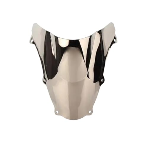 Motorrad Frontscheibe Für SV650 SV650S SV1000 SV1000S SV 650 1000 Double Bubble Windschutzscheibe Motorradzubehör Verkleidung Deflektor Windschutzscheibe Deflektor Spoiler(Silver) von PUBUGPDPAG