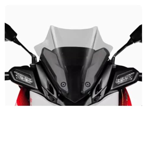 Motorrad Frontscheibe Für XMAX300 2023-2024 Für Xmax300 Für Xmax-300 Modifizierte Windschutzscheibe Sport Windschutzscheibe Wettbewerb Goggles Deflektor Deflektor Spoiler(Clear38cm) von PUBUGPDPAG