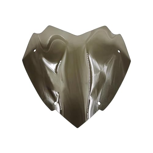 Motorrad Frontscheibe Für XMAX300 Für XMAX250 2018-2022 Double Bubble Wind Touring Screen Für XMAX125 Für XMAX400 Windschutzscheibe Visier Deflektor Spoiler(Brown) von PUBUGPDPAG