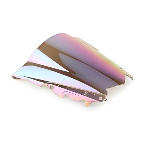 Motorrad Frontscheibe Für YZF R25 R3 2013 2014 2015 2016 2017 2018 Motorrad Bildschirm Double Bubble Windschutzscheibe Deflektor Schutz Windschutzscheibe Deflektor Spoiler(White Iridium) von PUBUGPDPAG