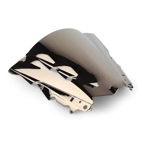 Motorrad Frontscheibe Für YZF R25 R3 2013-2017 2018 Schwarze Motorrad-Windschutzscheibe Windschutz Bildschirm Verkleidung Für YZF-R25 Für YZF-R3 Deflektor Spoiler(Silver) von PUBUGPDPAG