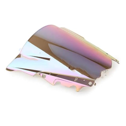 Motorrad Frontscheibe Für YZF R25 R3 2013-2017 2018 Schwarze Motorrad-Windschutzscheibe Windschutz Bildschirm Verkleidung Für YZF-R25 Für YZF-R3 Deflektor Spoiler(White Iridium) von PUBUGPDPAG