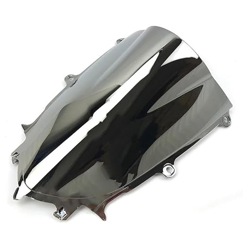 Motorrad Frontscheibe Für YZF-R6 2017 2018 2019 2020 2021 2022 2023 Für YZF 600 R6 R7 Windschutzscheibe Windschutz Deflektoren Windschutzscheibe Rauch Deflektor Spoiler(Silver) von PUBUGPDPAG