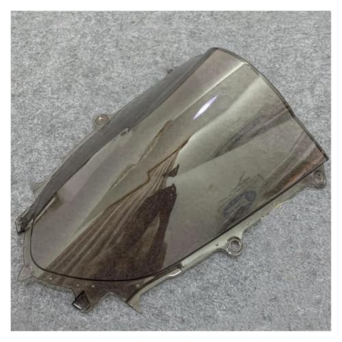 Motorrad Frontscheibe Für YZF R7 Windschutzscheibe Sport Windschutzscheibe Windabweiser Für YZF-R7 Für YZFR7 2021-2023 Double Bubble Screen Rauch Deflektor Spoiler(Brown) von PUBUGPDPAG