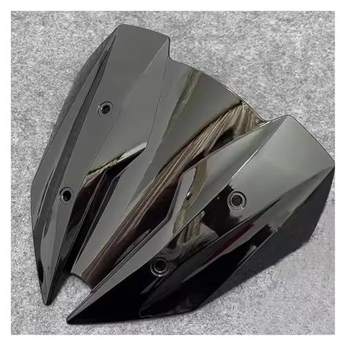 Motorrad Frontscheibe Für Z300 Z250 2013 2014 2015 2016 2017 Für Z 300 Z 250 Windschutzscheibe Windabweiser Bildschirm Double Bubble Windschutzscheibe Deflektor Spoiler(Zwart) von PUBUGPDPAG