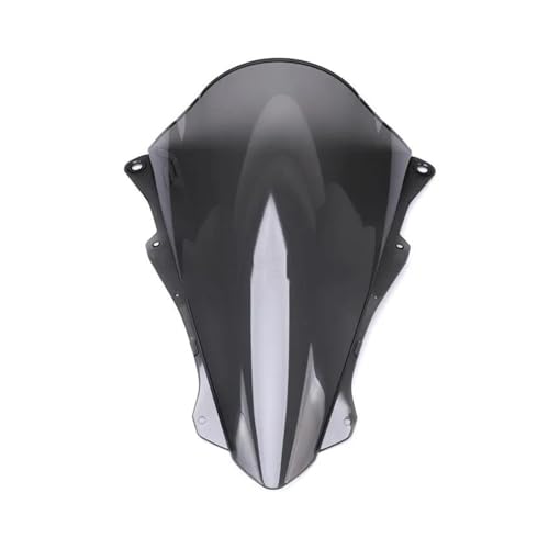 Motorrad Frontscheibe Für ZX-4R ZX-4RR ZX4R ZX4RR ZX 4R 4RR 2023 Motorrad Frontscheibe Windschutz Schallwand Wind Deflektoren Deflektor Spoiler(Dark Grey) von PUBUGPDPAG