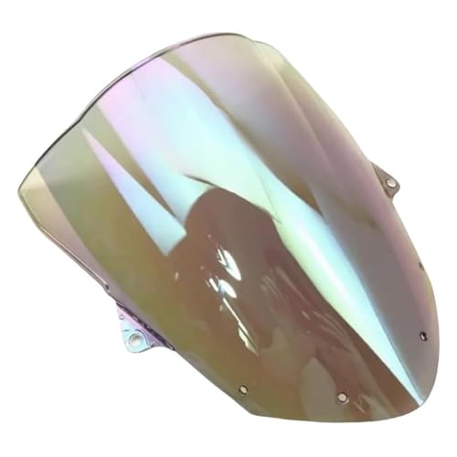 Motorrad Frontscheibe Für ZX6R 636 2009-2024 2010 2011 2012 Für ZX10R 2008-2010 Accesorios Para MotoWind Deflektor Windschutzscheibe Frontscheibe Deflektor Spoiler(White Iridium) von PUBUGPDPAG