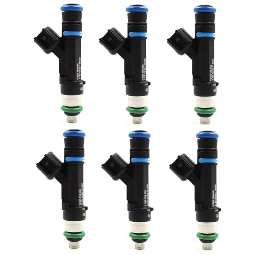 PUBUGPDPAG Kraftfahrzeuge Injektor 0280158020 Kraftstoff Injektor Düse Für Für Raider 3,7 L 2006-2009 53032701AA Kraftstoff Injektor Zubehör 6PCS Auto Einspritzdüsen von PUBUGPDPAG