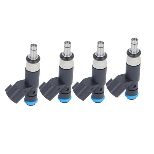 PUBUGPDPAG Kraftfahrzeuge Injektor Kraftstoffeinspritzdüse 04891577AB Für Patriot Für Compass 2.0L 2.4L I4 2007–2013 04891577AC Kraftstoff-Benzin-Einspritzdüse Auto Einspritzdüsen(4PCS) von PUBUGPDPAG
