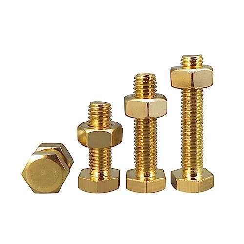 Außensechskant Messingschraube M4 M5 M6 M8 Schrauben- und Mutternsatz Große Kupferschrauben-Hardware-Befestigungselemente Außensechskant Messingschraube M4 M5 M6 M8 Schrauben- und Mutternsatz Große Kupferschrauben-Hardware-Befestigungselemente von PUCHEN