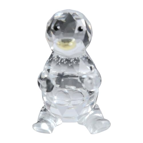 PUCHEN Kristallfigur Ente, Kristall-Mini-Ente Ornament Skulpturen – Sammlerstücke, Glastier-Ornament, Entenstatue für Schlafzimmer, Zuhause, Schreibtisch, Schrank von PUCHEN